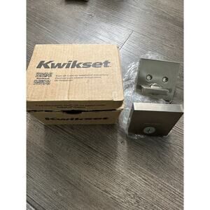 Kwikset Low Profile Satin Nickel Deadbolt 92580-028 258SQT15-SMT6AL